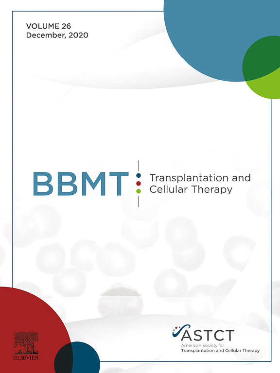 Go to journal home page - Biology of Blood and Marrow Transplantation